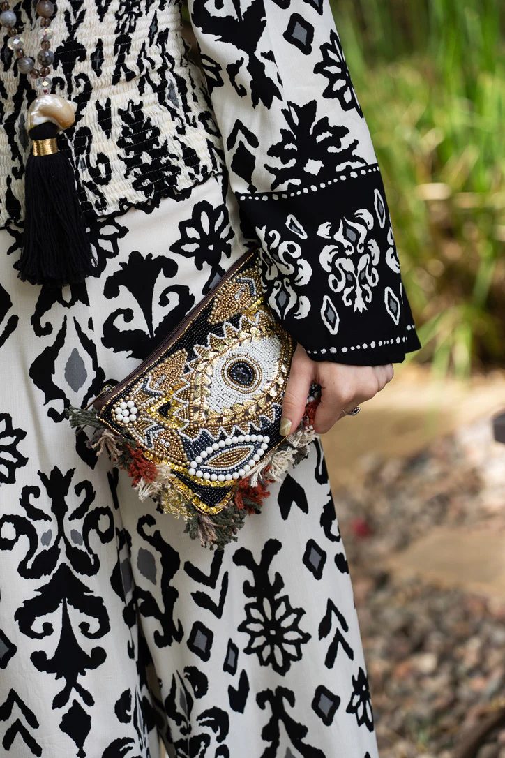 Beaded Bali Clutch