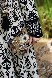 Beaded Bali Clutch