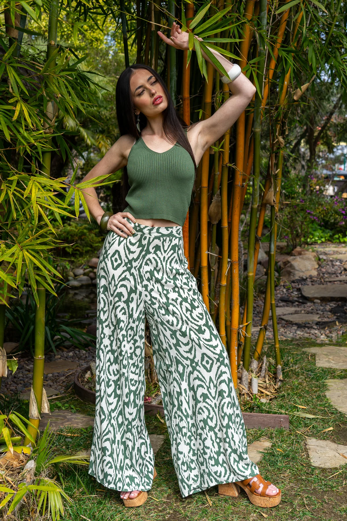 Print Flowy Bottoms
