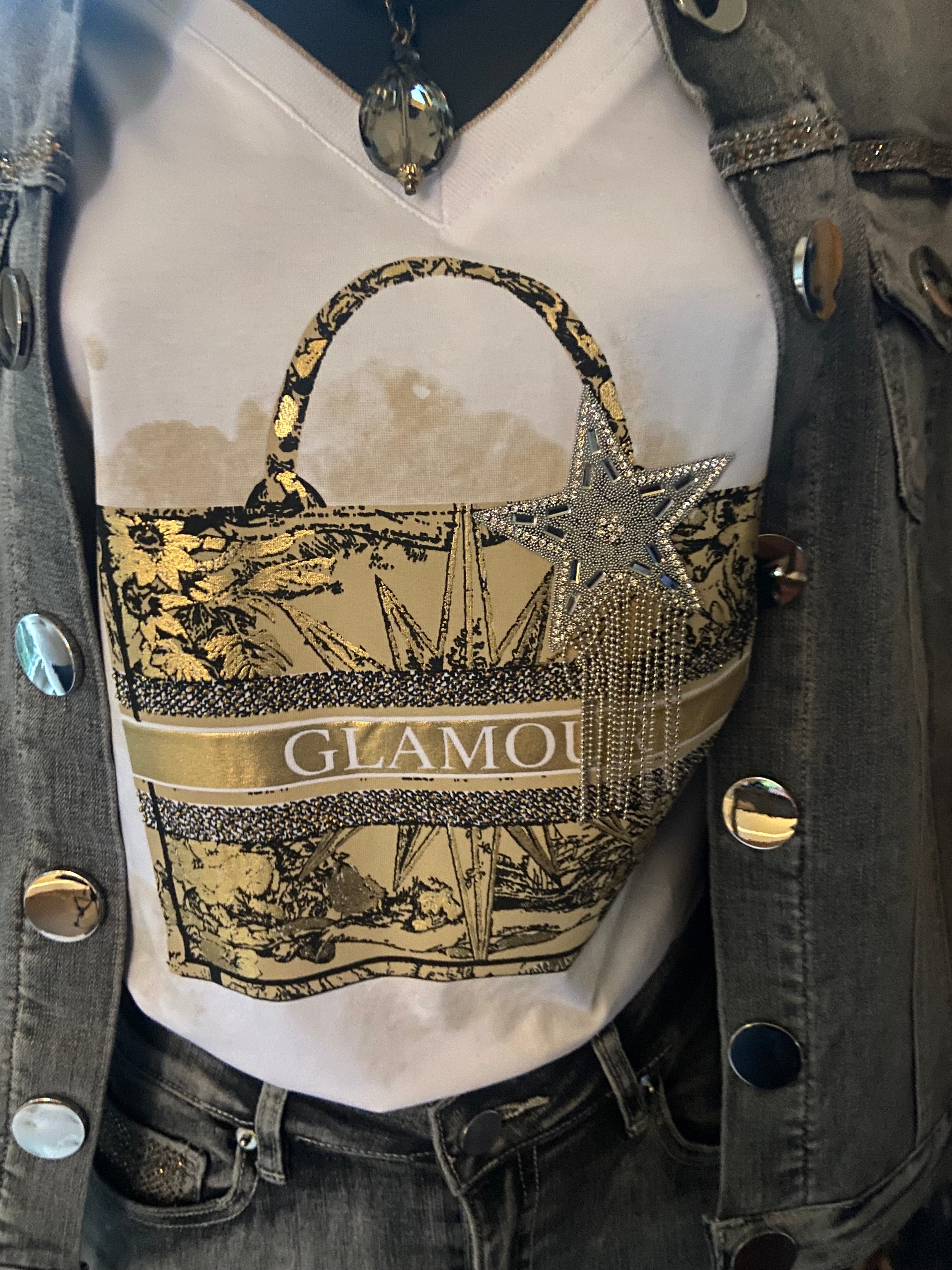 Glam Chic Embellished Top