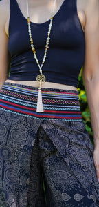 Hi Waisted Medallion Print Bottoms  (Additional Colors Available)