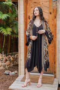 Bali Jeweled Long Kimono