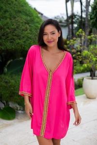 Embellished Bali Tunic (Additional Colors Available)