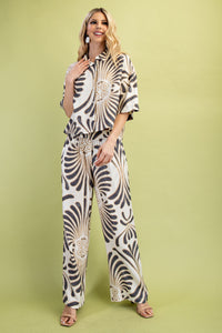 Bold Print 2 Pc Set