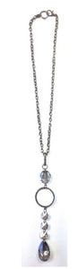 Chandelier Glass Drop Fashion Necklace
