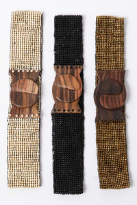 Glass Beaded Belts  (Additional Colors Available)